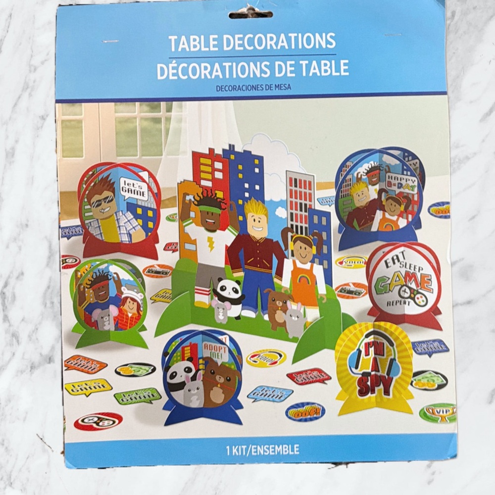Amscan Colorful City Party Table Decorations